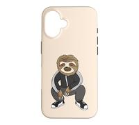 Sloth Doing A Slav Squat in His Tracksuit Coque pour iPhone 16
