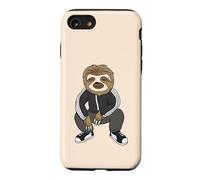 Sloth Doing A Slav Squat in His Tracksuit Coque pour iPhone SE (2020) / 7/8