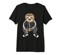 Sloth Doing A Slav Squat in His Tracksuit T-Shirt Haut de Gamme