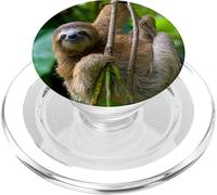 Sloth Gift Perezoso Animal White Background Baby Sloth Heart PopSockets PopGrip pour MagSafe