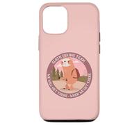 Sloth Hiking Team on y Arrive Quand on y Arrive Funny Meme Coque pour iPhone 12/12 Pro