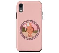 Sloth Hiking Team on y Arrive Quand on y Arrive Funny Meme Coque pour iPhone XR