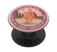 Sloth Hiking Team on y Arrive Quand on y Arrive Funny Meme PopSockets PopGrip Adhésif