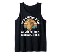 Sloth Hiking Team We Will Get There When We Get There Hiker Débardeur