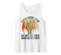 Sloth Hiking Team We Will Get There When We Get There Hiker Débardeur