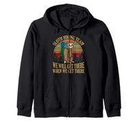 Sloth Hiking Team We Will Get There When We Get There Shirt Sweat à Capuche