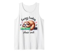 Sloth Lazy Energy Loading Veuillez Attendre Aujourd'hui Débardeur