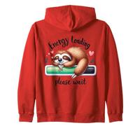 Sloth Lazy Energy Loading Veuillez Attendre Aujourd'hui Sweat à Capuche