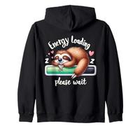 Sloth Lazy Energy Loading Veuillez Attendre Aujourd'hui Sweat à Capuche