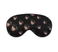 Sloth Mama is My Bestie Sleeping Blindfold Mask Cute Eye Shade Cover avec sangle réglable pour femmes hommes nuit