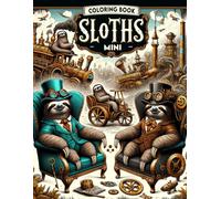 SLOTHS MINI Coloring book: Experience the Wonder of Sloths in the Steam Age Delve into Steampunk Marvels with Our Mini Slothful Wonders Coloring Adventure, Where Timeless Delight Awaits in Every Page