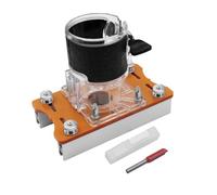 Slotting Bracket - 2 en 1 Slotted Bracket, 2 In 1 Stable Build Slotting Brackets Easy to Use For Furniture, Trimming Machine Router Base Wood Milling Woodworking Tool