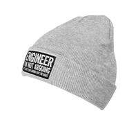 Slouch Beanie pour Homme Ingénieur, Je ne discute Pas, j'explique Simplement Pourquoi J'Ai Raison Bonnet Chapeau Tricot Épais Casquette Tricoté pour Adultes Cyclisme Ski