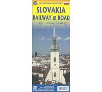 Slovakia railway & road waterproof - Echelles : 1:430 000 et 1:8 000 - Collectif - Itm Publishing - Atlas / carte