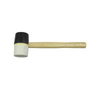 SLOVAKIA TREND maillet en caoutchouc, diamètre 60 x 100 mm, 560 g, caoutchouc blanc-noir 112-230262