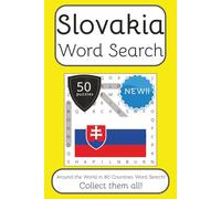 Slovakia Word Search Book: Words Search With Easy To Read Print about Slovakia, Travel, Culture and More | 6x9 inches, 100 pages | 50 puzzles. Ideal ... English, Spanish, Italian, French and German.