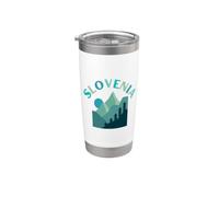 Slovenian Julian Alps Triglav - Tops, Tees Gear, Accessoires Gobelet isotherme en acier inoxydable double paroi
