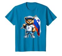SLOVÉNIE Drapeau Slovène Fier Ours en peluche Slovenia T-Shirt
