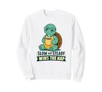 Slow and Steady remporte Le Nap Funny Turtle Sweatshirt