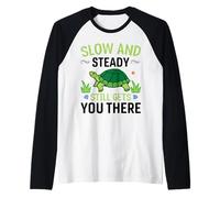 Slow and Steady Still Gets You There | Tortue Manche Raglan