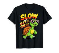 Slow But I Get There Adorable motif tortue pour enfants T-Shirt