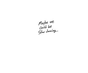 Slow Dancing Hardcover Lyric Book | V Layover Inspired Music Book | Minimalist Handwritten Lyrics Keepsake | 6 x 9 Inch