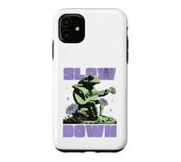 Slow Down Frog Playing Guitar Relax & Enjoy Your Life Coque pour iPhone 11