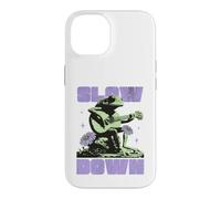 Slow Down Frog Playing Guitar Relax & Enjoy Your Life Coque pour iPhone 14