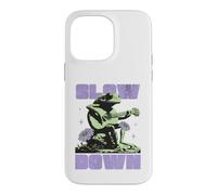 Slow Down Frog Playing Guitar Relax & Enjoy Your Life Coque pour iPhone 14 Pro Max
