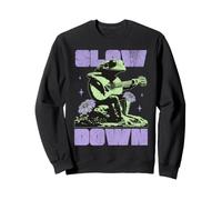 Slow Down Frog Playing Guitar Relax & Enjoy Your Life Sweatshirt