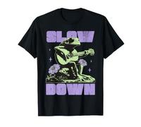 Slow Down Frog Playing Guitar Relax & Enjoy Your Life T-Shirt