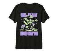 Slow Down Frog Playing Guitar Relax & Enjoy Your Life T-Shirt Haut de Gamme