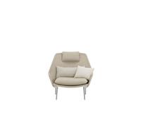 Slow Fauteuil Flocca 0650/ Beige 02/ Chrome