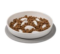 Slow Feed Cat Food Bowl | Cat Food Bowls for Slow Feeding | Pet Slow Feeder for Cats and Small Dogs | Prevent Overeating with Slow Food Feeding Design for Better Digestion