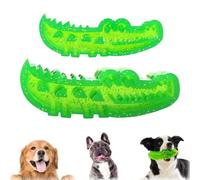 Slow Feed Chew and Fetch Crocodile, Alligator Dog Toy, Dog Slow Feeder Puzzle Toy, Slows Feeds Chew and Fetch Crocodiles Toys, Suitable For Teeth Cleaning Of Large, Medium, And Small Dogs (S+L)