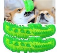 Slow-Feed Chew & Fetch Crocodile Dog Toy, Slow Feed Chew and Fetch Crocodile, Durable Alligator Dog Toys for Aggressive Chewers, Dogs Teeth Cleaning Gator Toy, Snack Stash & Play for Dogs(2PCS,S)