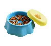 Slow Feed Licking Bowl, Anti Slip Pet Feeding System, Ball Distraction Dog Lick Container Kit, Puzzle Style Puppy Food Dish, Home Office Apartment Yard Use, Toilettage Training Pet Care Accessory
