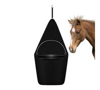 Slow Feed Sac à foin pour remorque de cheval, sac à céréales, porte-céréales, seau d'eau à suspendre sur la remorque, seau à eau, accessoires pour remorque pour chevaux