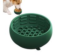 Slow Feeder - Base en silicone anti-agglutination antidérapante | Bol d'alimentation lente pour chiens, chiots et animaux de compagnie de petite taille moyenne Alimentation intérieure et extérieure