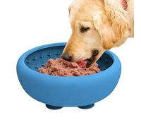 Slow Feeder Cat Bowl - 8 × 18 × 7 Cm Silicone Non-Slip Pet Dishes with Strong Suction Cup | Dog Puzzle Feeder - for Puppy Medium Pet Drinking Eating Water Standing Camping Car Home Outdoor