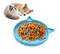 Slow Feeder Cat Bowl - Interactive Ergonomic Silicone Dispenser | Encourages Healthy Eating Slow Feeder Pet Bowl | for Indoor Living Room Outdoor Mealtime Digestion Clean Floor Feeding Puppy Kitten