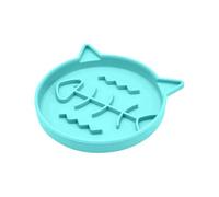 Slow Feeder Cat Bowl, Interactive Non-Slip Silicone Pet Feeder for Indoor and Outdoor Use, Promotes Healthy Digestion, Clean Floor, Perfect for Cats, Puppies, Kittens