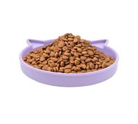 Slow Feeder Cat Bowl - Interactive Silicone Dispenser, Slow Feeder Pet Bowl with Easy Cleaning, Indoor Living Room Outdoor, Mealtime Digestion Clean Floor, Feeding Puppy Kitten for Healthy Eating