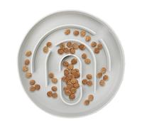 Slow Feeder Cat Bowl, Maze Shape Non-Slip Dish with Spill-Proof Design, Pet Food Holder for Healthy Eating Habits in Cats, Ideal Indoor Use on Balcony, Bedroom, Living Room Better Digestion 16cm/6.3in