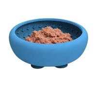 Slow Feeder Cat Bowl - Pet Dishes Slow Feeder Cat Bowls | Dog Puzzle Feeders | Silicone Non-Slip Pets Dishes With Strong Suction Cup For Puppy Medium Pet Drinking Eating Water Standing Camping Car