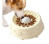 Slow Feeder Cat Bowl, Silicone Suction Base Dish, Anti Fast Eating Pet Food Licking Plate, Cat Puppy Snack Treat Water Feeder, for Boredom Relief Training Home Feeding Use 6.89x6.89x2.28 inches
