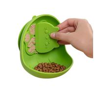 Slow Feeder Cat - Rangement compact, système de fiabilité portable, | Petite gamelle pour chien à alimentation lente pour chaton animal domestique petit, moyen et grand, maison, salon, verre