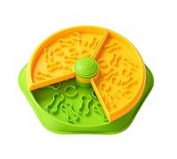 Slow Feeder Dog Bowl - 360 Degree Rotating Maze, 2 Layer Spill Proof Puzzle Feeder, 35x34x24cm, Interactive Feeding Station, Engaging Pet Enrichment Gear, Food Bowl for Cats Puppy Breed