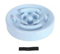 Slow Feeder Dog Bowl pour Chiens Petits à Moyens 20x20cm Violet - Bol Anti - glouton Interactif pour Prévient Étouffement et Améliore Digestion (Bleue)