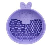 Slow Feeder Dog Bowl, Silicone Anti Choking Bite Resistant Feeding Dish, Pet Food Control Bowl for Small Medium Large Dogs Slow Eating Training Healthy Digestion Home Living Room Balcony Use